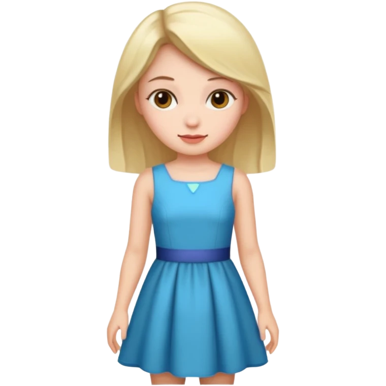 دختر با لباس emoji