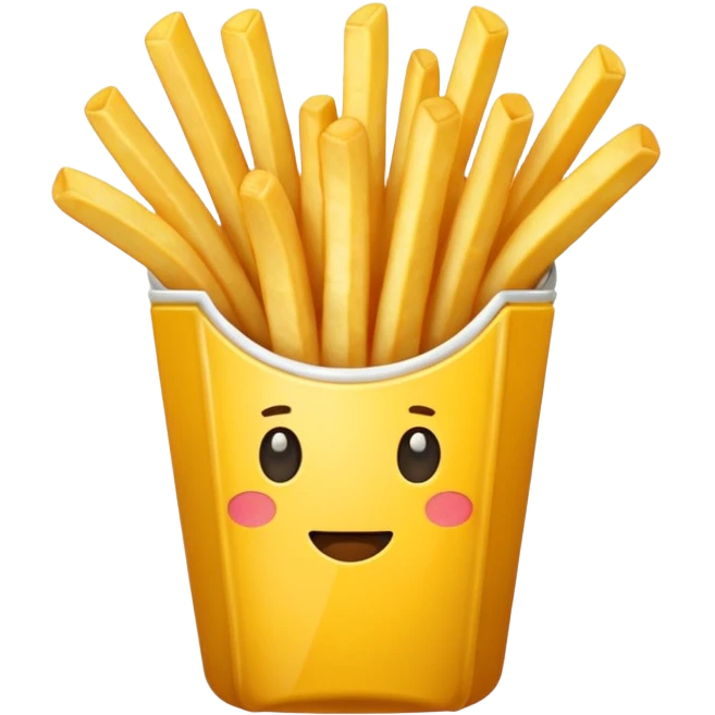 yellow patato fries emoji
