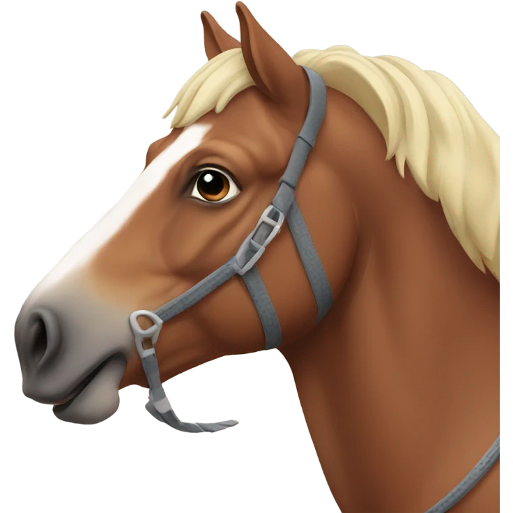 laying horse emoji