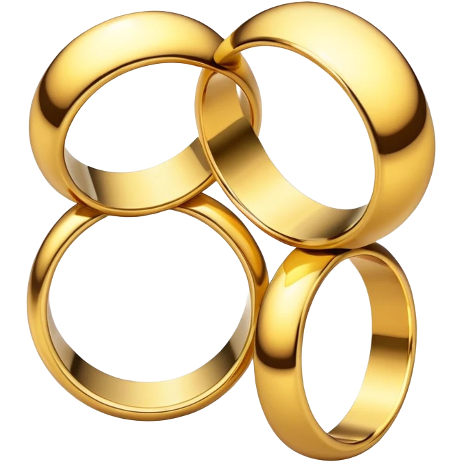 gold rings emoji