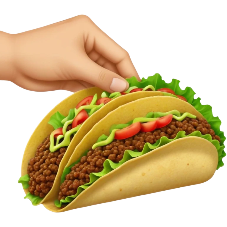 Fingering taco emoji