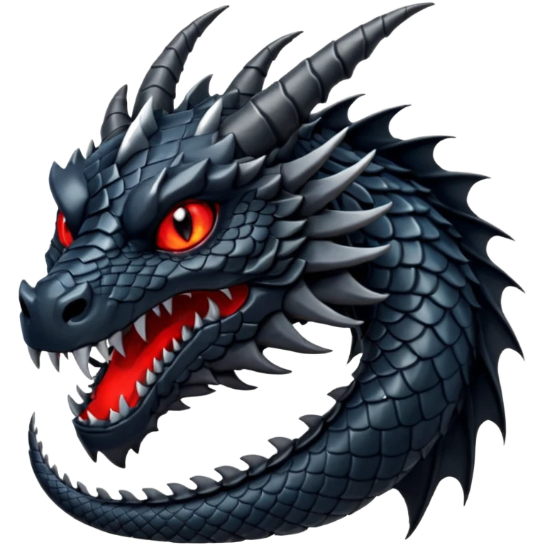 black dragon emoji