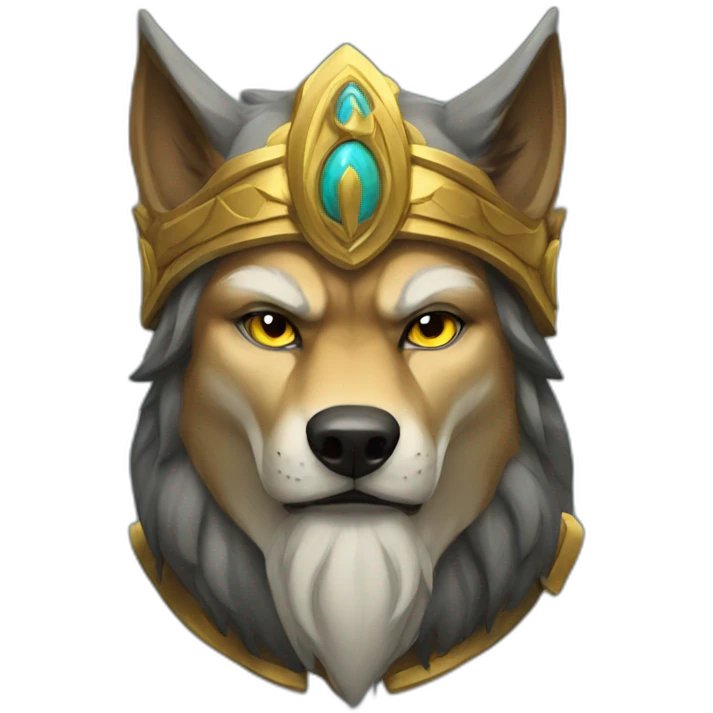 wolf emperor emoji
