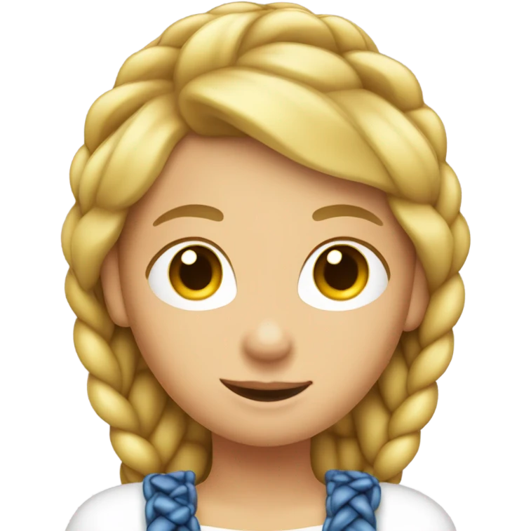 blonde girl with braid mid tanned drinking beer emoji