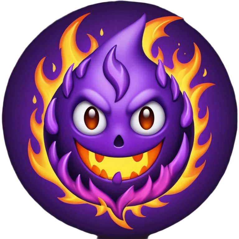 Cursed flames emoji