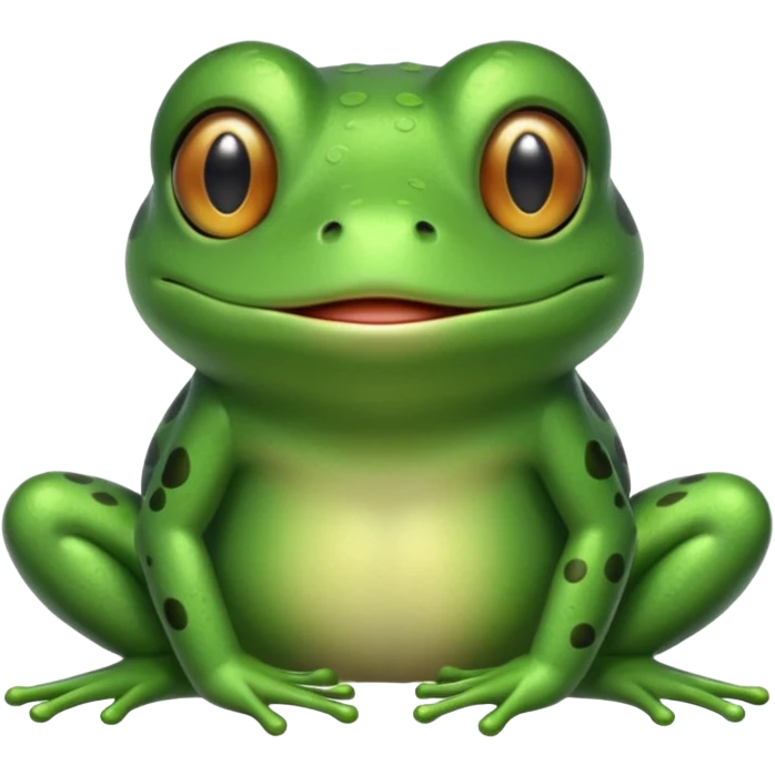 frog with eyes closed emoji