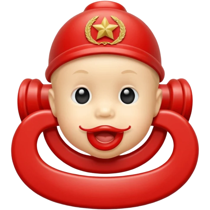 Детская соска если бы ее изображали на советских марках в 1920-х годах emoji
