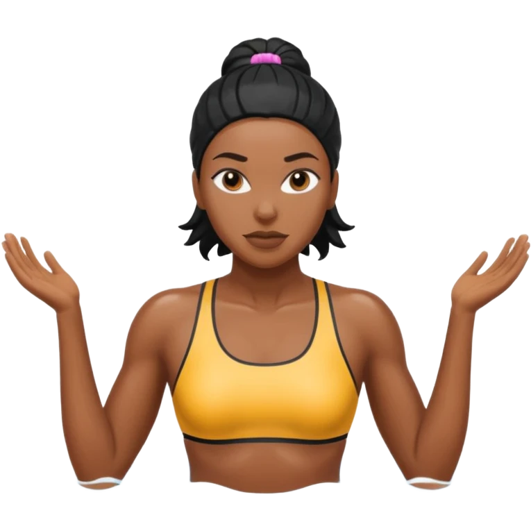 swimmer black woman emoji