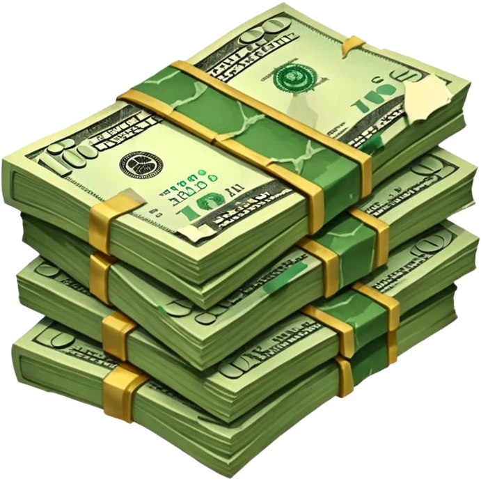 Falling value of the dollar emoji