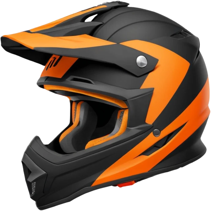 Casque moto cross emoji