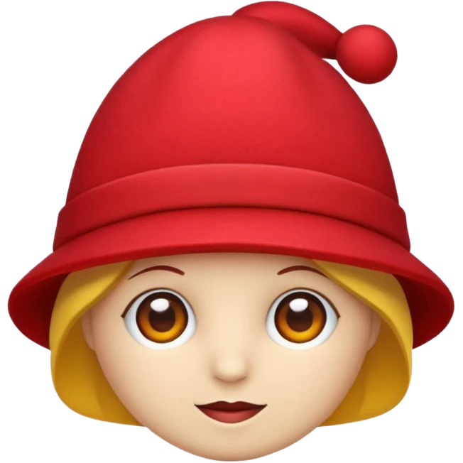  A only red hat emoji