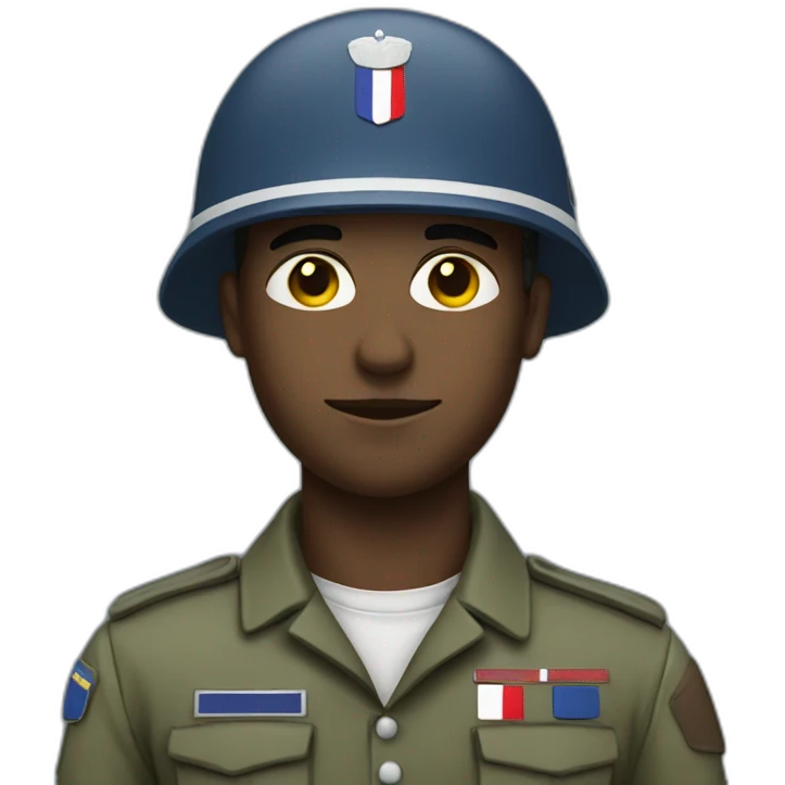 french airforce soldier emoji