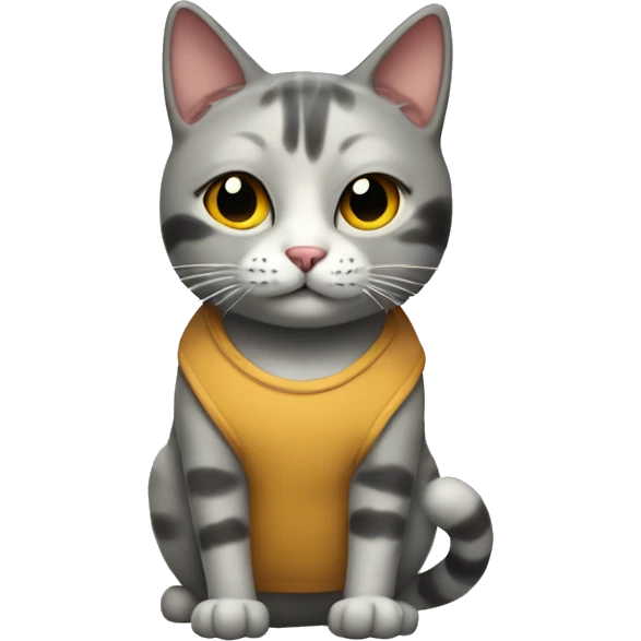 A cat fused with a house at the hip emoji