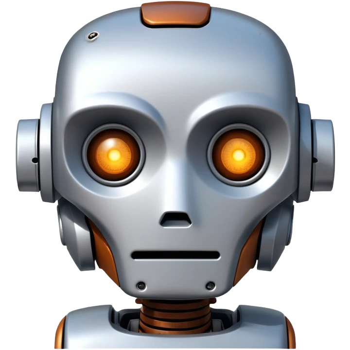 robot broken confused worried to signify a stuck conversation with no reply emoji