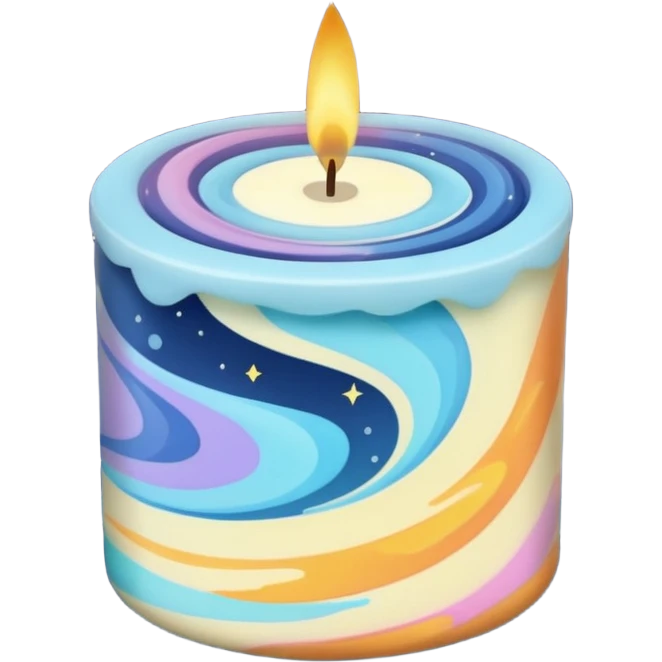 Aesthetic Day And Night Sky scented Candle emoji
