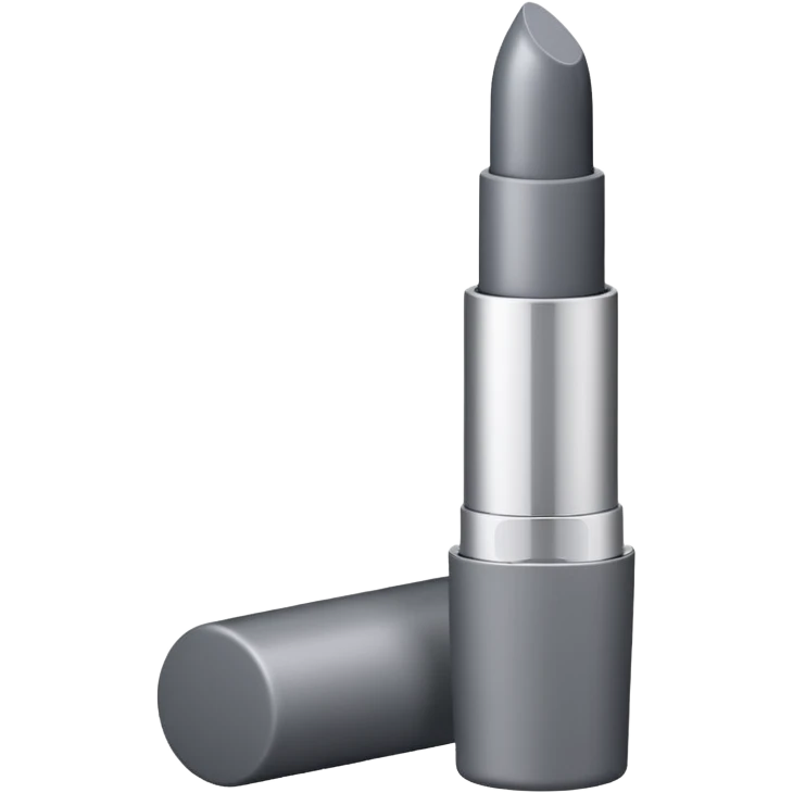 gray color lipstick without any one only lipstick  emoji