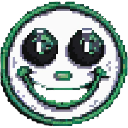 very happy face with dollar signs for eyes emoji