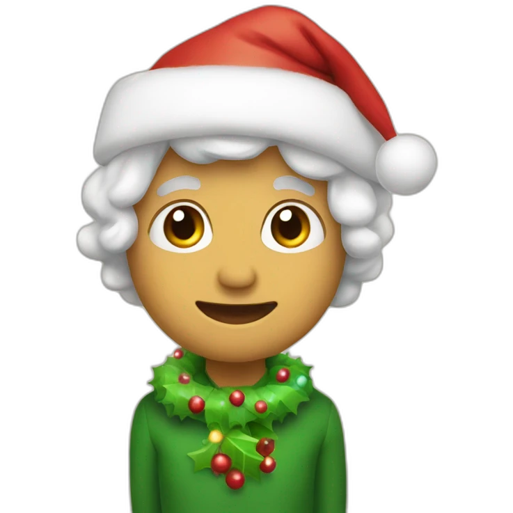 Christmas holidy emoji