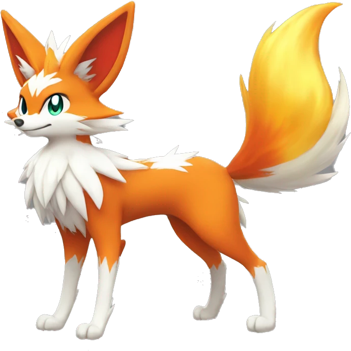  Delphox-Braixen-Fakemon Full body emoji
