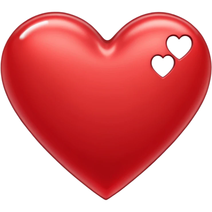 red e46 heart emoji