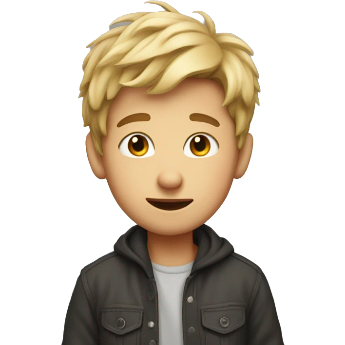 boy with moust emoji