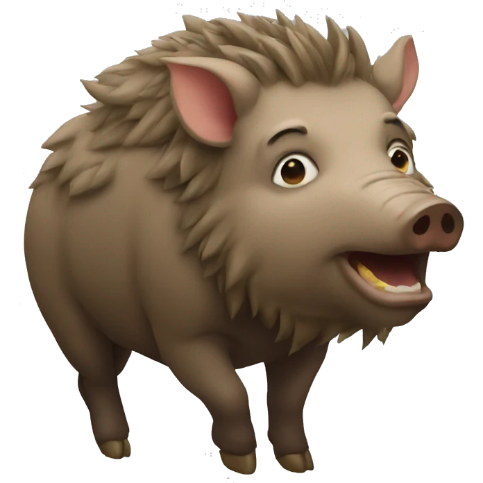 Boar mind blown emoji