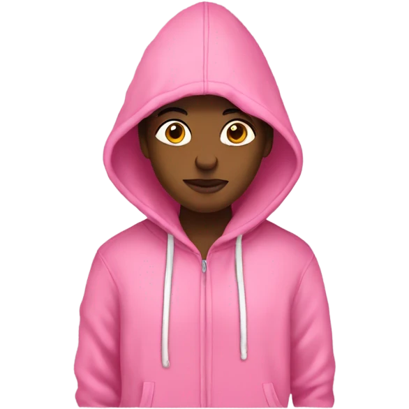 pink oversized hoodie emoji