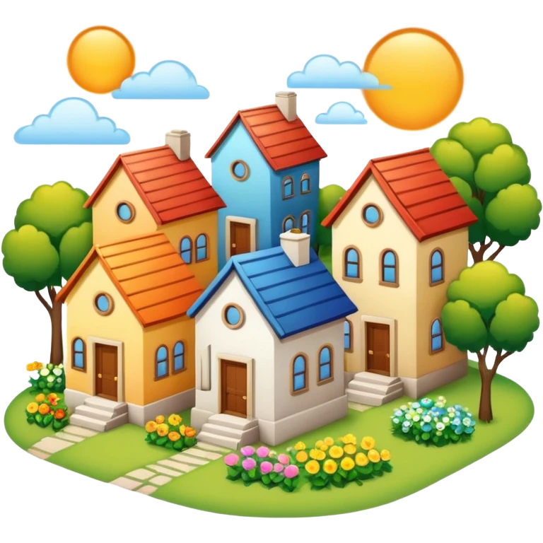 monton de 10 casas  emoji