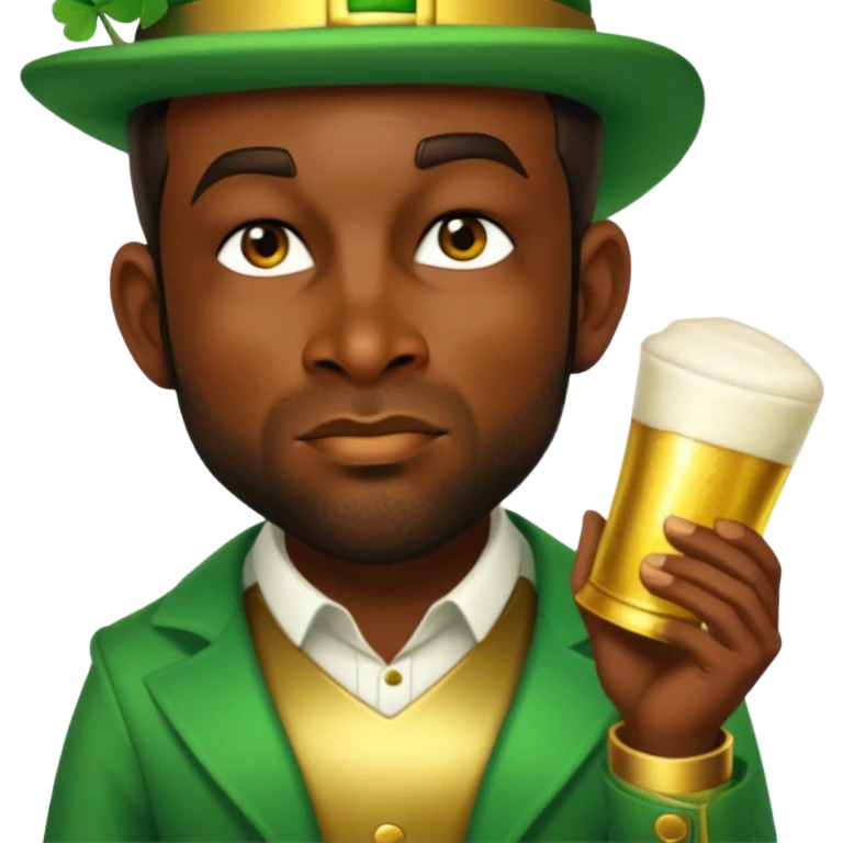 Celebratory Leprechaun emoji