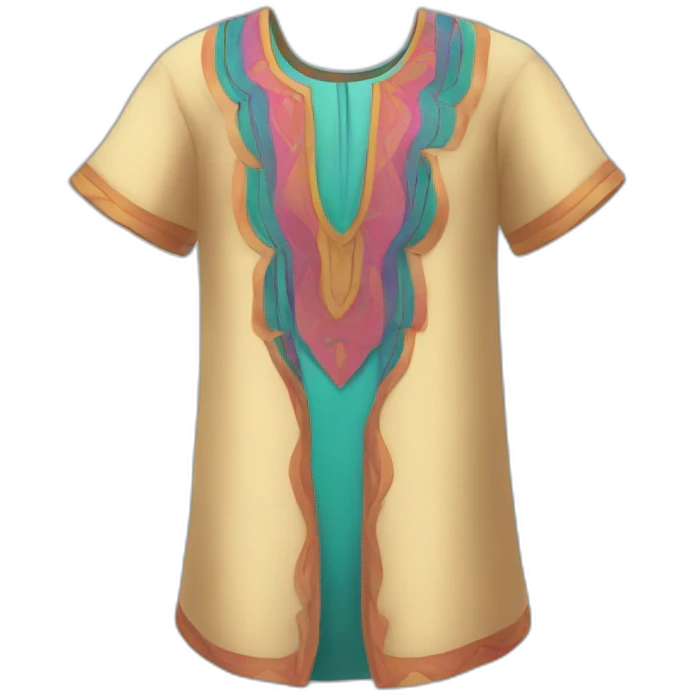 colorful tunic emoji
