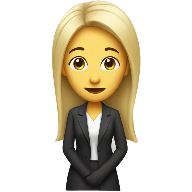 Woman with large nose emoji