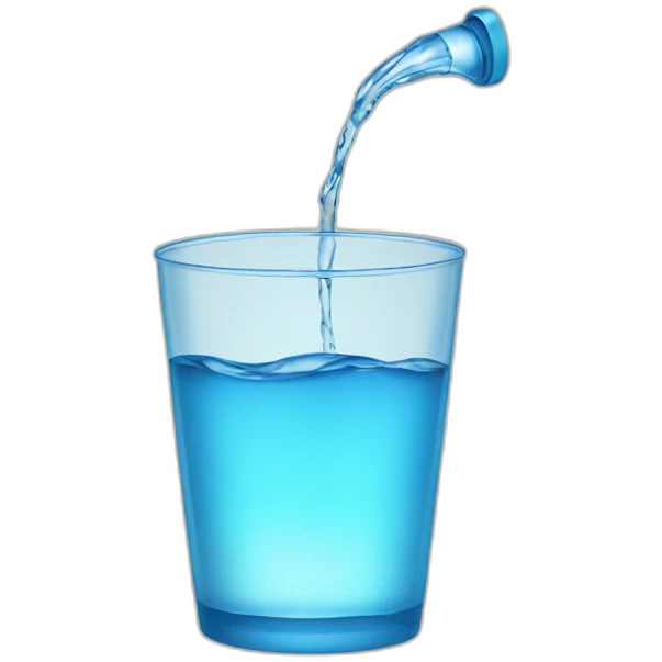a cup of water emoji