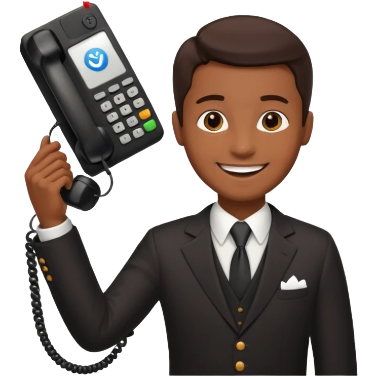telephone handshake emoji