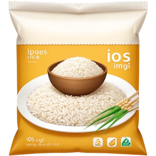 package of rice emoji