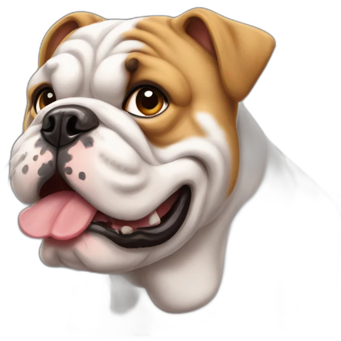 perro bulldog ingles emoji
