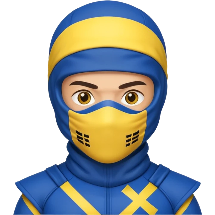 Ukraine, flash, ninja emoji