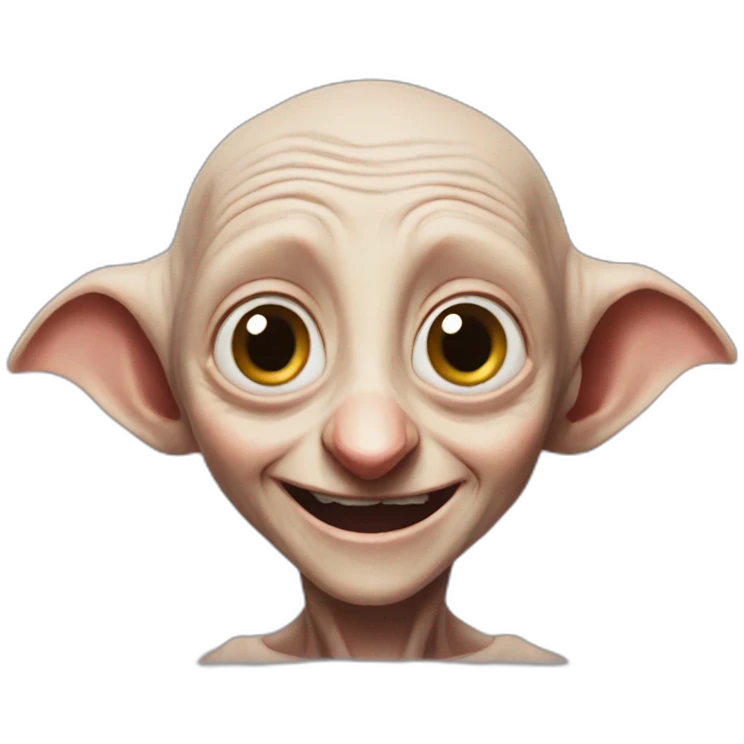Dobby happy portrait emoji