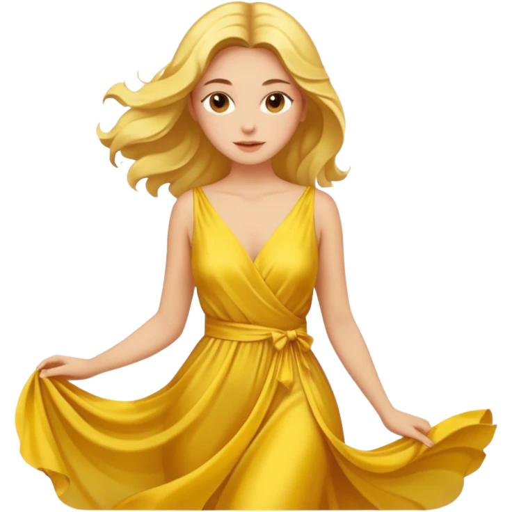 yellow dress emoji