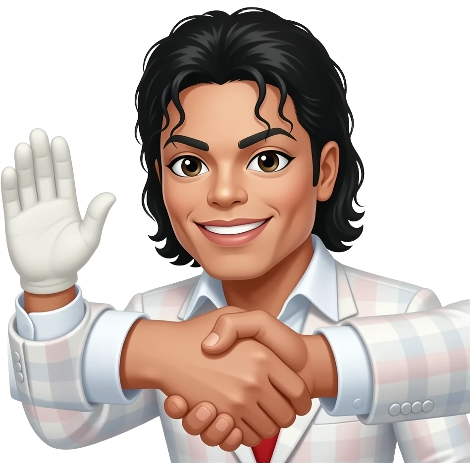 michael jackson macht ein handschlag emoji