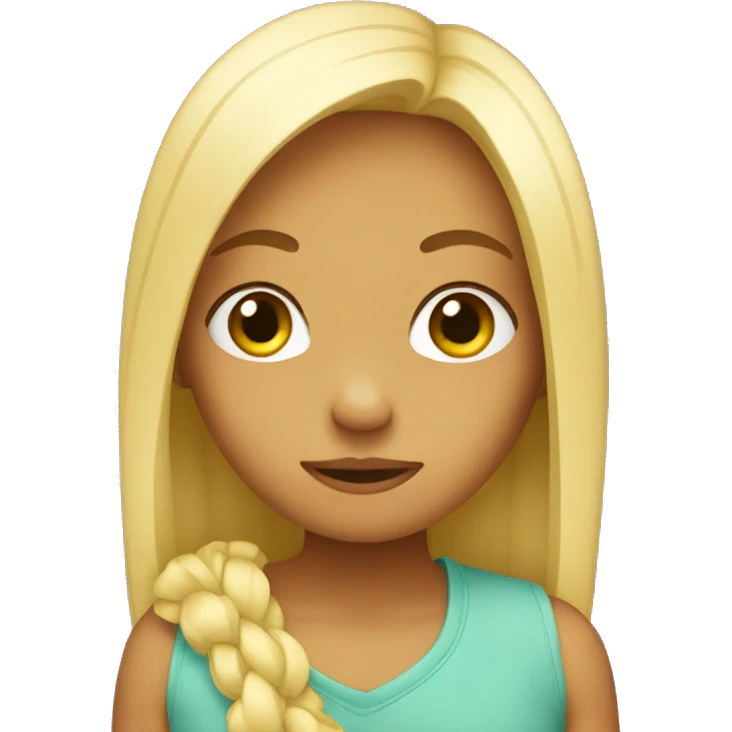 Shy girly emoji emoji