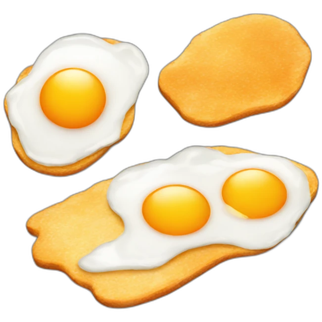 fried eggs emoji