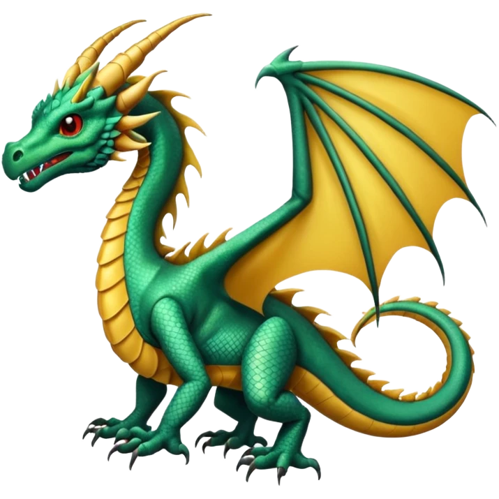Fourth wing scorpiontail dragon  emoji