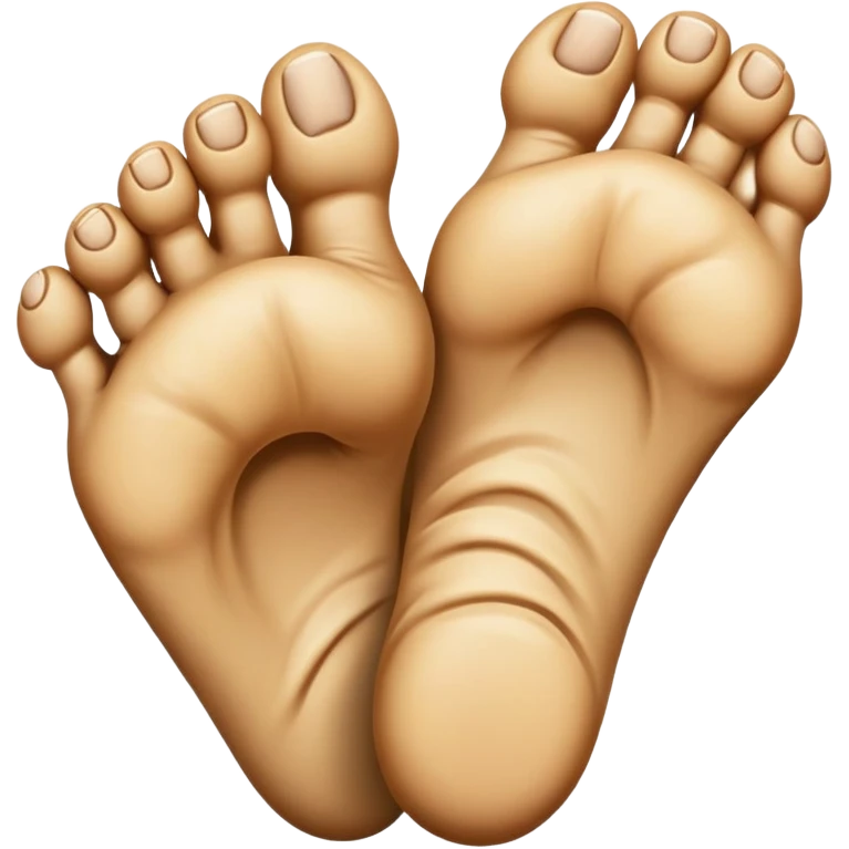 giant foot front view emoji