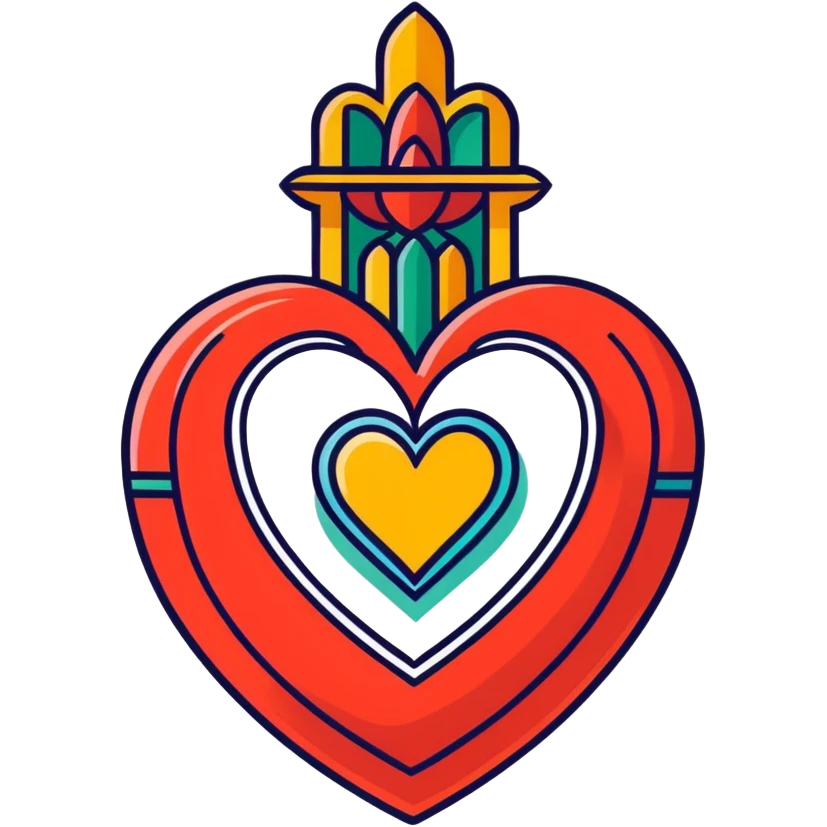 Mexican sacred heart  emoji