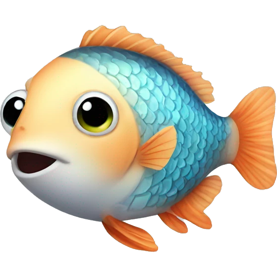 A cute fish emoji