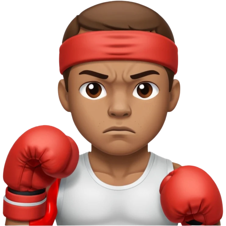 Boxer, calm emoji