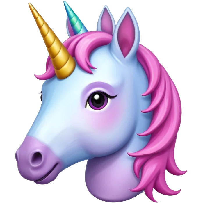 happy unicorn emoji