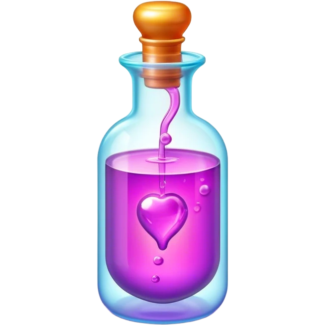 Clash of Clans aesthetic: Cinematic Playful Sci-fi Health Potion Emoji, rendered in a 3D vector-style similar to standard emojis with minimal shading and bold, simplified shapes. A compact, futuristic vial with a glowing neon liquid and sleek contours, softly glowing with a healing cosmic charm. Simplified yet unmistakably iconic, highly detailed and consistent, glowing with a soft radiant glow and high shine. Stylized with a touch of futuristic alchemy and a soft glowing outline, capturing the essence of a vital energy elixir with a playful, interstellar spirit! emoji