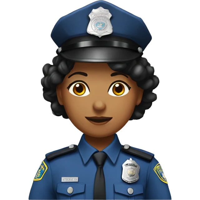 Policía nina emoji