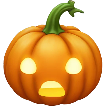 Orange pumpkin  emoji